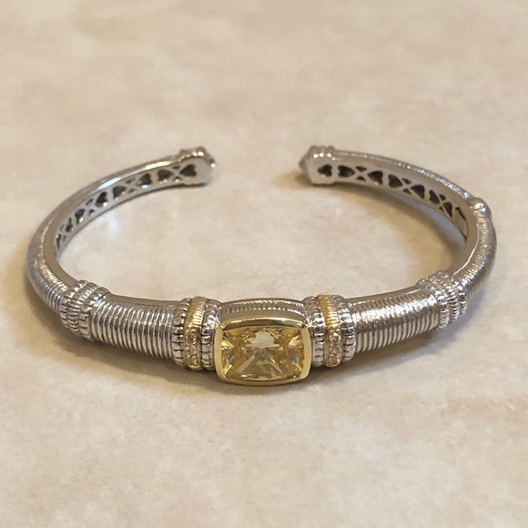 Judith Ripka Jewelry - Judith Ripka Canary Diamond Cuff Bracelet